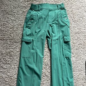 Green Athleta pants.  Size 0P.